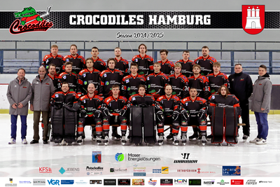 Crocodiles Hamburg Team - 2024/2025 - Foto: HB-Fotografie, H. Beck